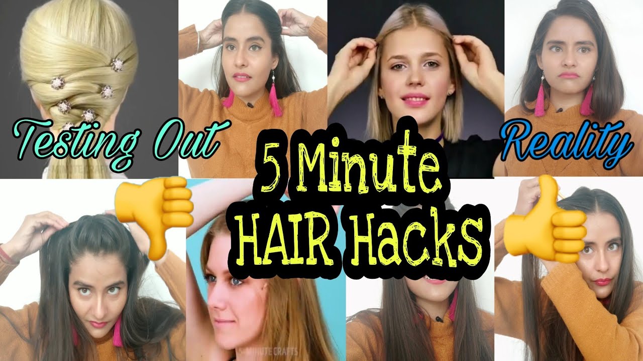 Hair Hacks 5 Minute Crafts