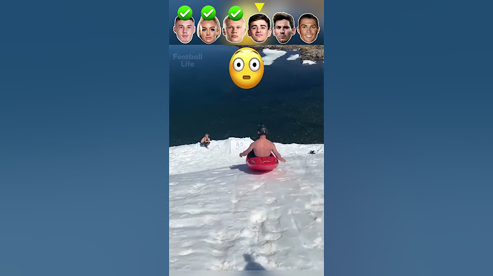 Palmer VS Lehmann VS Haaland VS Gavi VS Messi VS Ronaldo | Snow Challenge