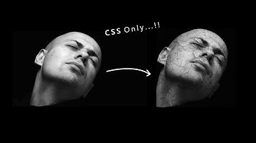 How to Make Realistic Cracked skin Portrait in HTML and CSS | CSS Multiply Mode #newtoyou