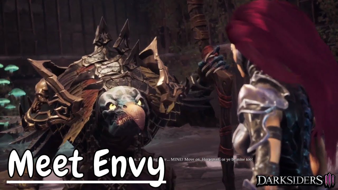 Darksiders 3 Fury Meets Envy And Confronts Him Cutscene | Darksiders 3 All Cutscenes