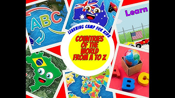 ABC Countries for Children - Learn Alphabet with Countries and Flags for Toddlers & Kids