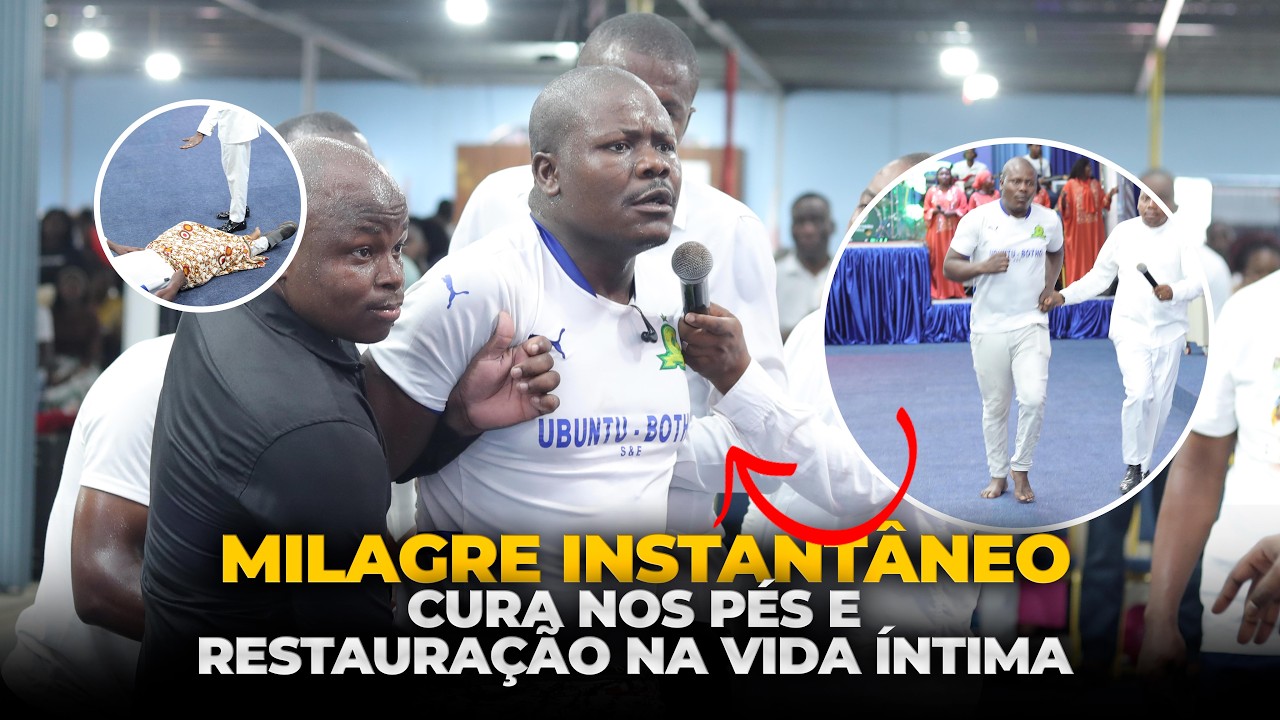 Cura nos Pés e Restauração na Vida Íntima / Milagre Instantâneo || Apóstolo Onório Cutane