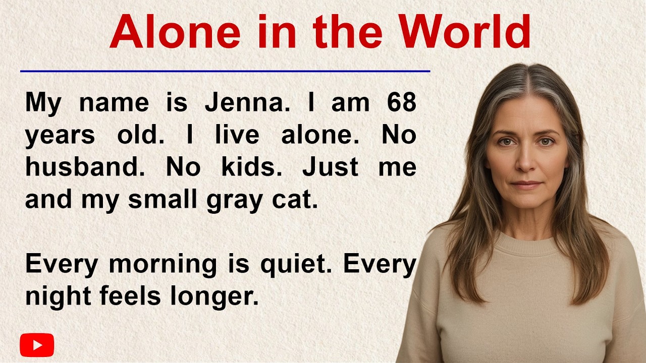 Alone in the World ✅ Emotional English Story for Listening (A1_A2 Level) ✅