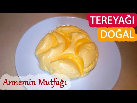 Evde Tereyağı Yapımı - Mis Gibi Doğal Yoğurt Kaymağından
