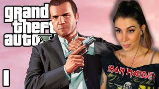 TOTAL CHAOS! - First Time Playing Grand Theft Auto 5 - Pt1 - #rockstargames