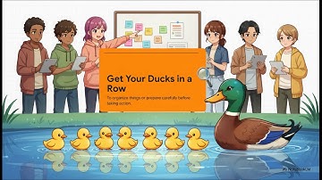 188 - Get Your Ducks in a Row | 365 English Idioms You’ll Actually Use