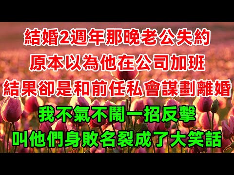 結婚2週年那晚老公失約，原本以為他在公司加班，結果卻是和前任私會謀劃離婚，我不氣不鬧一招反擊，叫他們身敗名裂成了大笑話