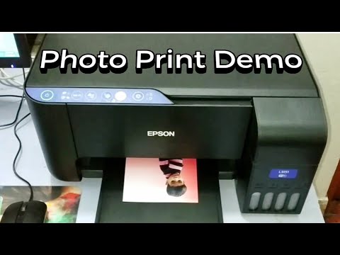 Epson l3151 photo print demo