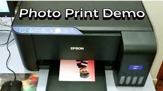 Epson l3151 photo print demo