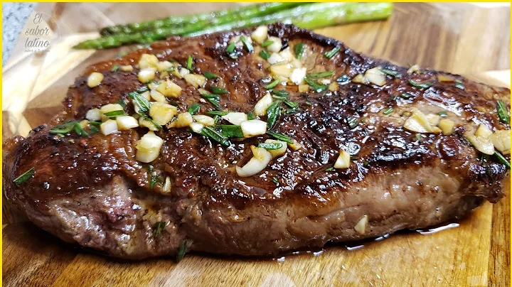 New York steak |En sarten bien jugoso Receta Facil...