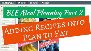 Bright Line Eating Meal Planning with Plan To Eat, Video 2: Adding Recipes screenshot 2