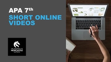 How to reference a short online video using APA 7th style