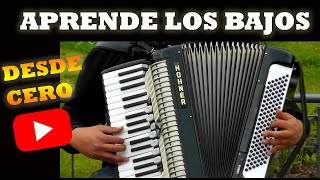 Video thumbnail of "🔴 como tocar los BAJOS DEL ACORDEON"