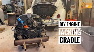 Build an Engine Jacking Cradle, for easier VW Engine Removal