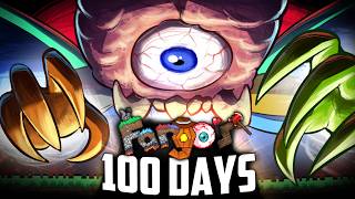 I Spent 100 Days in Terraria FARGO'S SOUL Master Mode.. (FULL MOVIE)