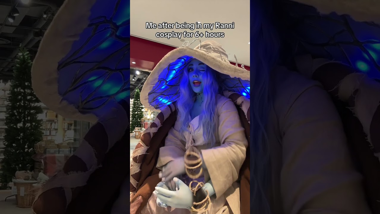 Me After Being in my Ranni Cosplay for 6+ Hours😵 #ranni #eldenring #rannithewitch #cosplay #real