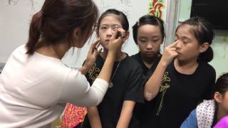 漢民國小舞蹈班眼妝示範20161209