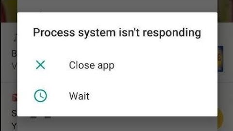 how to fix process system isn