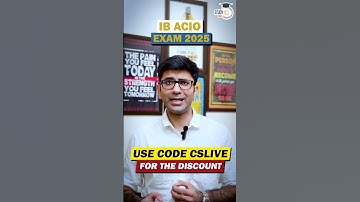 IB ACIO Exam 2025 | New Batch Starting | Know All about it # shorts