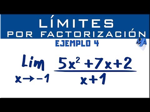 Solucion De Limites Por Factorizacion Ejemplo 4 Didactalia