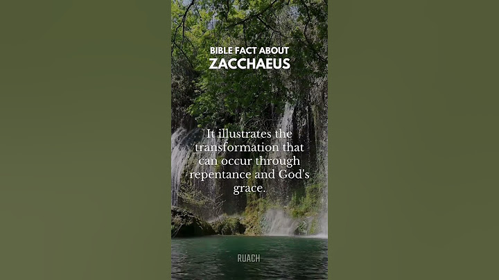 Zacchaeus: Climbing the Tree of Redemption #shorts