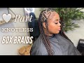 Obsessed With These Doube Hearted Knotless Box Braids