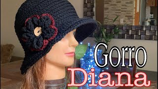 Como tejer un Gorro/sombrero para mujer -a crochet- (Gorro Diana)