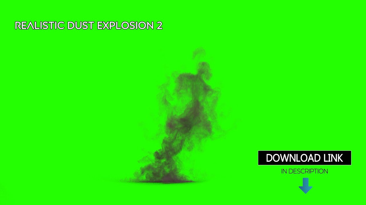 Dust Explosion Green screen Alpha VFX asset YouTube