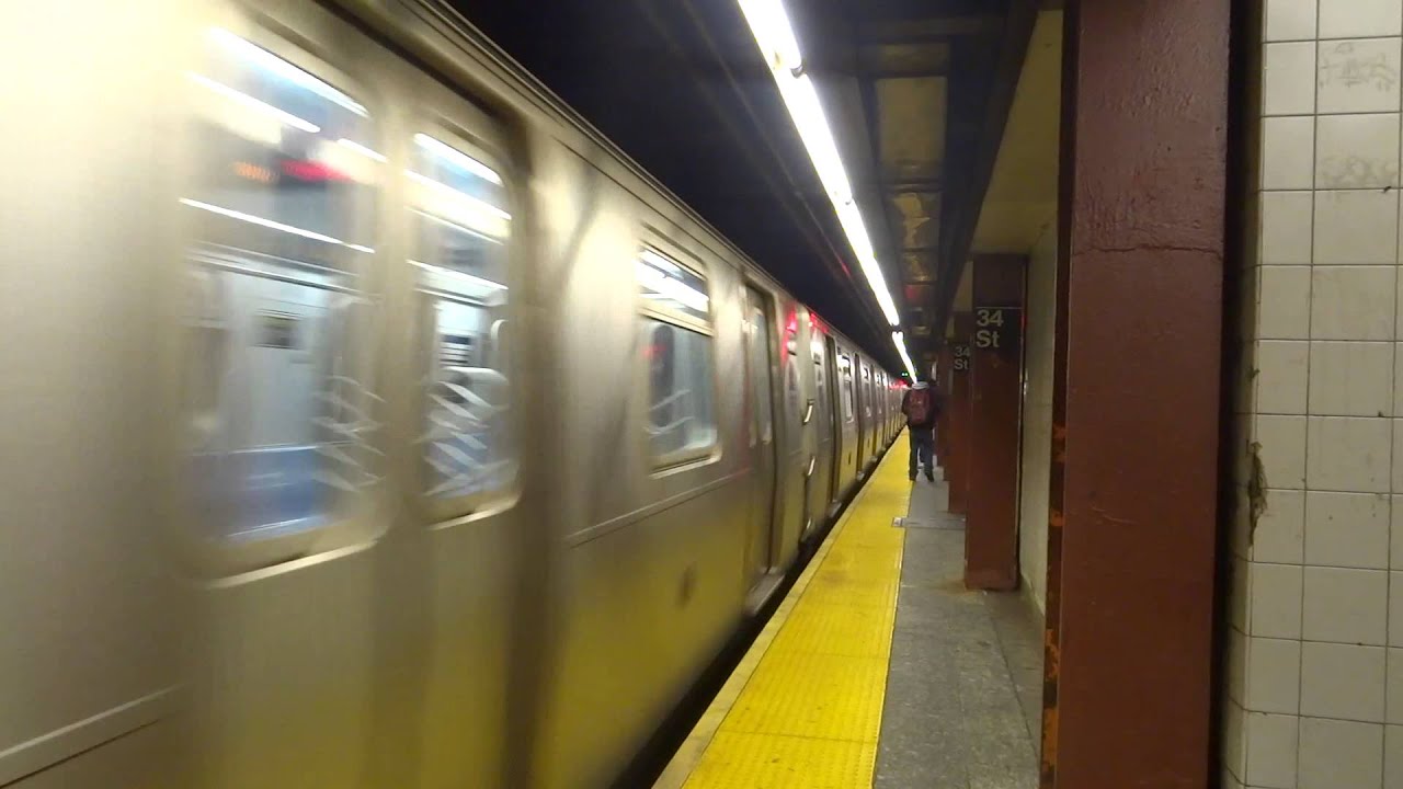 Nyc Subway Special R160 R Train Wrong Railing At 34th Street Herald