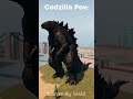 Godzilla Pov When Mecha Vs Kong Fight #shorts #godzillavskong  #kaiju