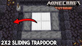Seamless 2x2 Sliding Trapdoor | Minecraft 26.1 Redstone Tutorial