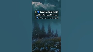 تلاوة هادئة 💙✨ | بصوت الشيخ: عُمَيرْ شَمِيمْ .. ما تيسر من سورة الحجر ♡︎ ارح سمعك 🎧 #quran