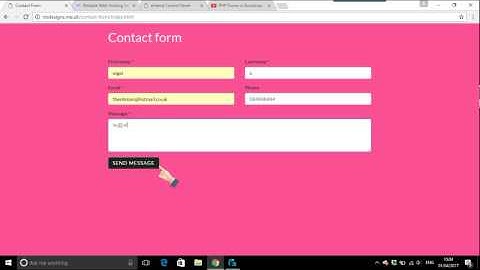 Using Bootstrap Studio form so it goes to your email address