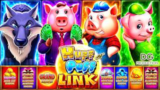 🚨HOWL🚨LET'S TRY THIS AGAIN! BIGGER BETS BIGGER WIN? HUFF N' PUFF LINK SLOT MACHINE VEGAS CASINO GAME