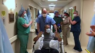COVID-19 Patient Goes Home