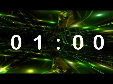 60 sec COUNTDOWN ( v 197 ) TIMER with SOUND EFFECTS  HD!