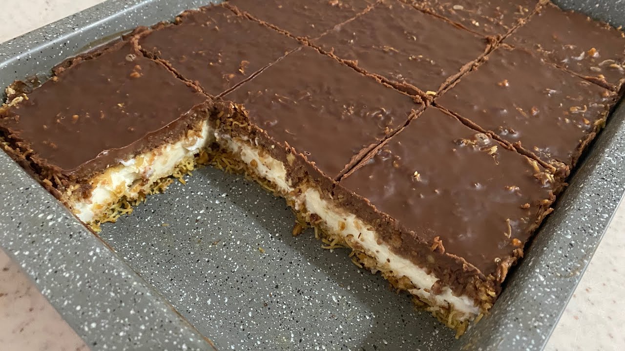 Kadaif me Krem dhe Çokollatë 😍 nga të Sillesh të Shkon Mendja me Provu edhe një Copë 😅