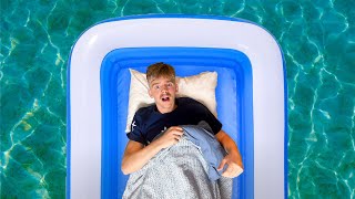 I Slept in an Inflatable Kiddie Pool!