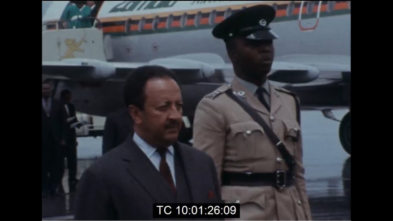 Ethiopia African leaders arrive for Sixth O.A.U. Summit, 7th