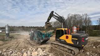 Charlie Comes To Help Set Up Crusher    Rough Start