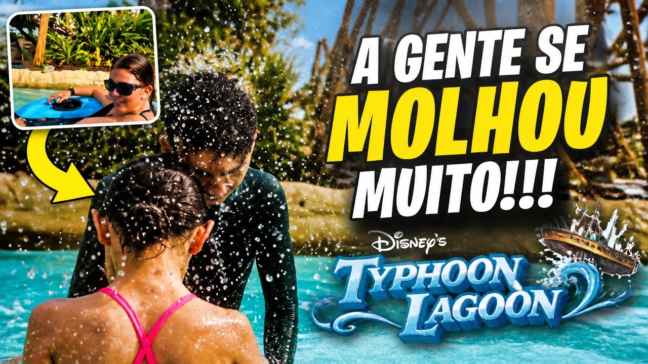 Fomos conhecer o TYPHOON LAGOON (Parque aquático da Disney) - demos uma nota IMPRESSIONANTE !!