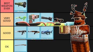 SharkBite Weapon Tier List