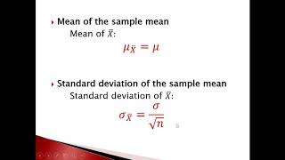 2300 7 2 the mean and standard deviation of the sample mean