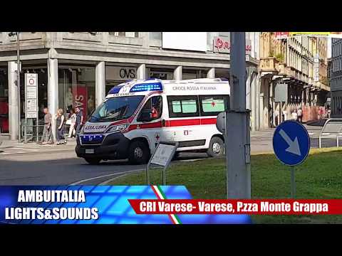 [COMPILATION] |9x Italian Red Cross Ambulances in Emergency| 9x CRI Varese