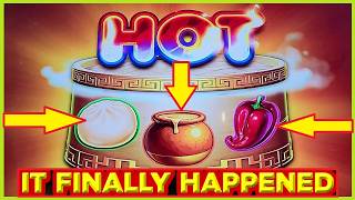 TRIPLE MEGA FEATURE on NEW Hot Hot Flaming Pots Slots!