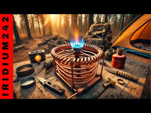 Homemade Alcohol Burning Camp Stove!! - Iridium242.com