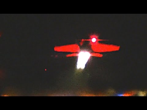 夜のアフターバーナー　F/A-18スーパーホーネット戦闘機の離陸 厚木基地ナイト