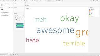 Word Cloud in Tableau