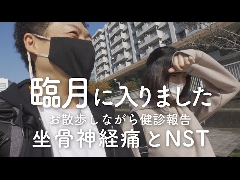 【臨月】臨月最初の健診と足の付け根ビリビリ坐骨神経痛とNST・妊娠36週【妊娠レポ→37歳初妊娠・高齢出産・初産・プレママ・初マタ】