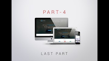 PSD Template Design with Bootstrap Grid Layout One Page Template in Photoshop CC Last Part 4